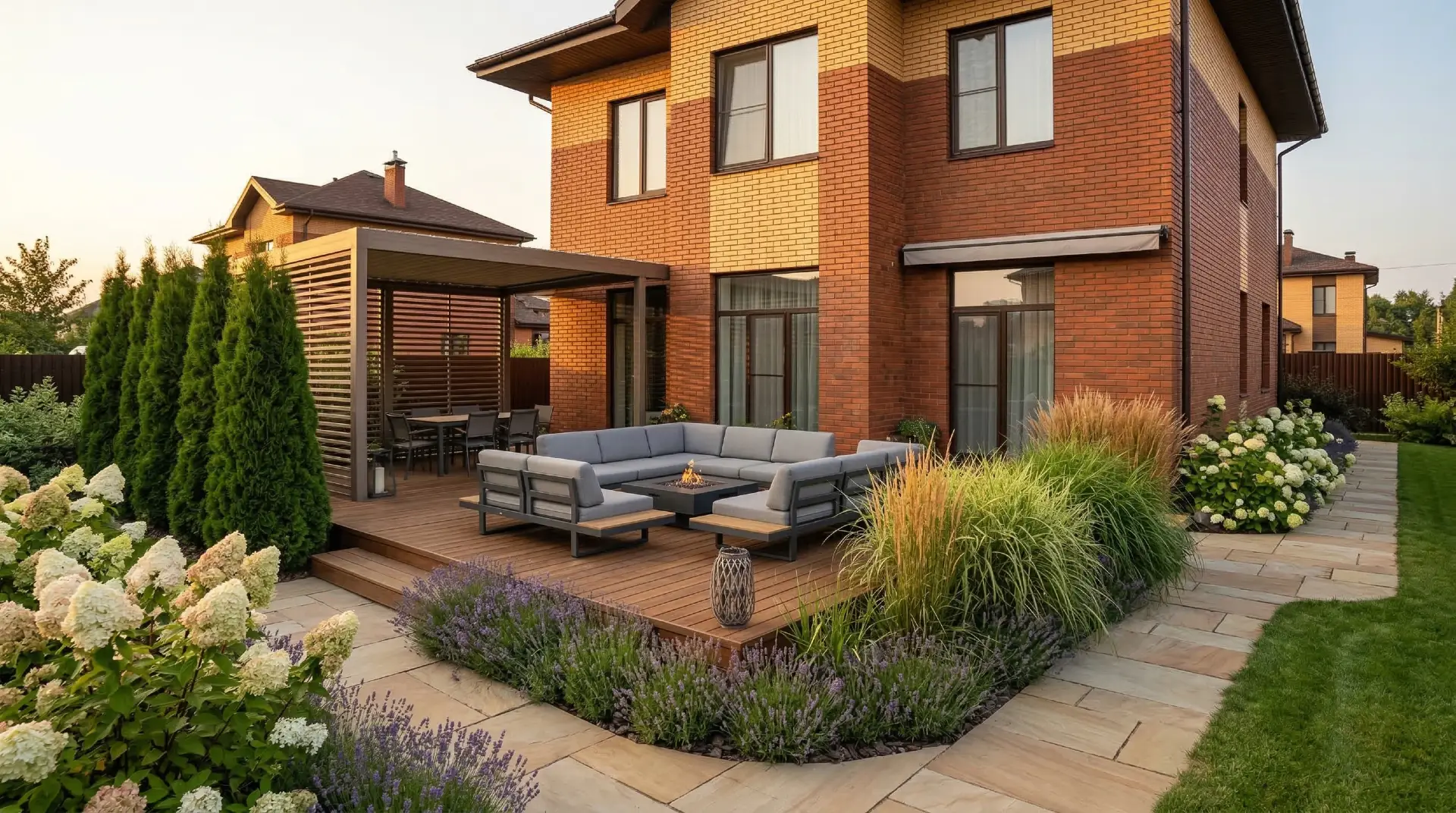 Фон ландшафтного дизайна 1