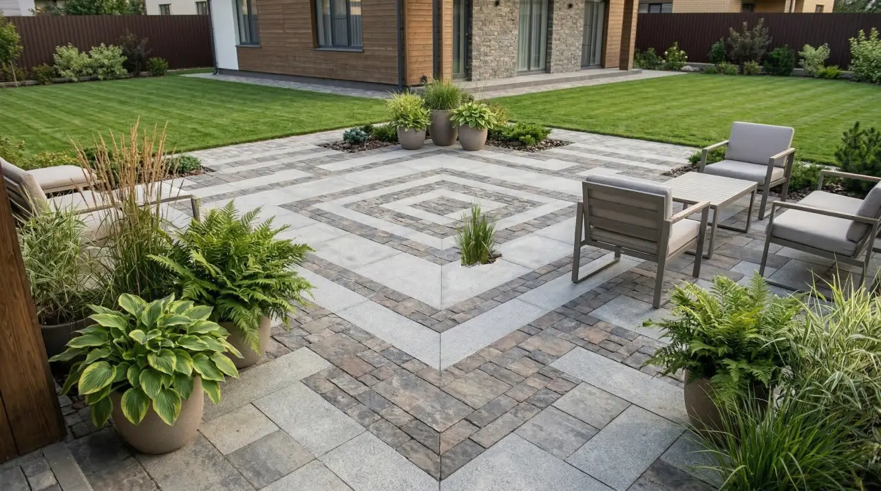 Мощение брусчаткой / камнем