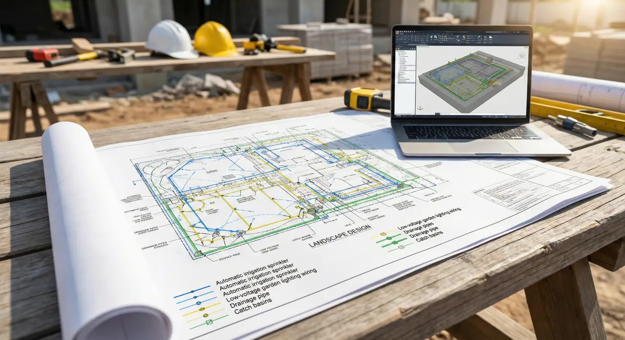 Инженерное проектирование: дренаж, автополив и ландшафтное освещение